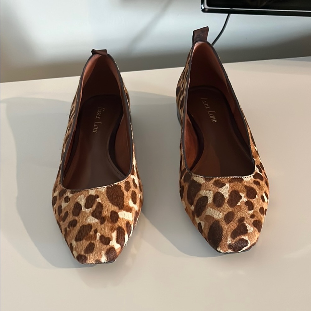 Essex Lane Brown Tan Flats Sleek Slip-On‎ Loafers